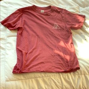 HUF maroon t-shirt